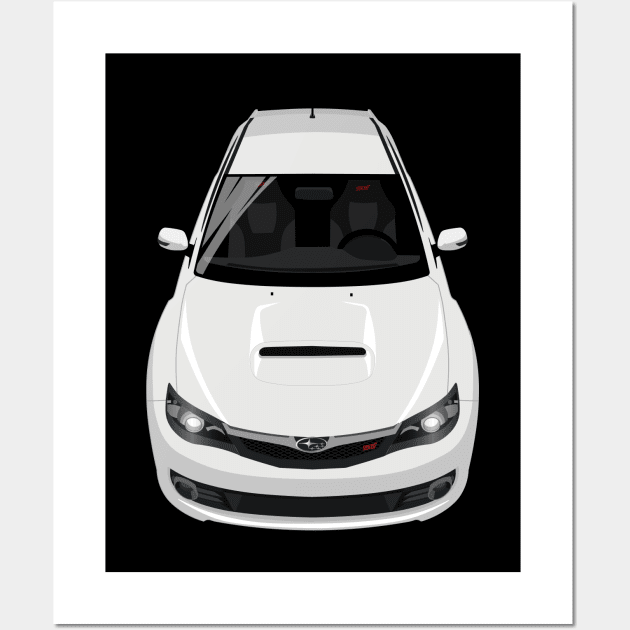 Impreza WRX STI 3rd gen 2008-2014 - White Wall Art by jdmart